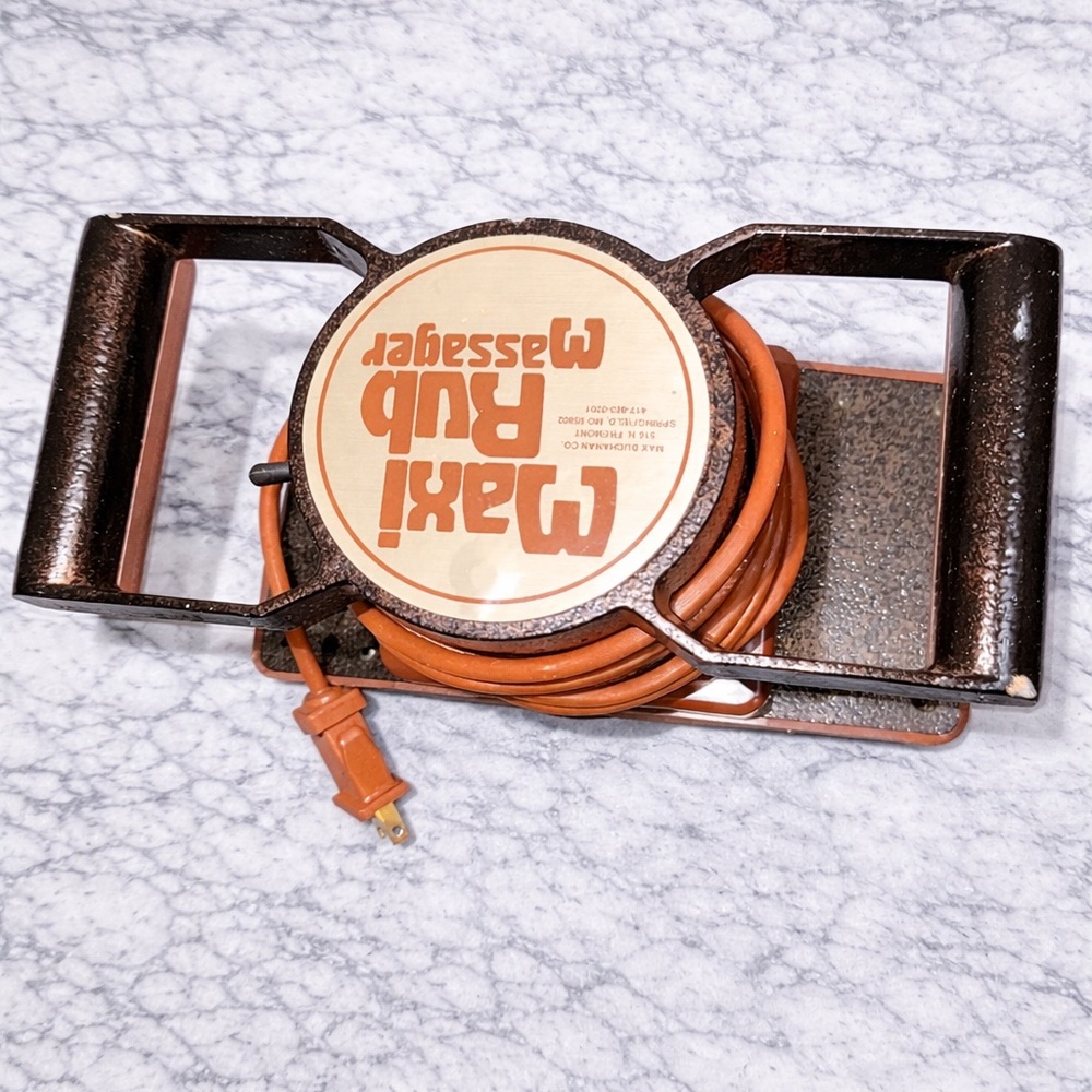Vintage Maxi Rub Electric Massager - Heavy Duty | Made in USA